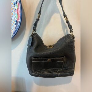 Dooney & Bourke Black Leather Hobo Bag
